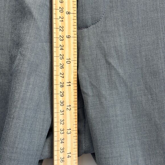 Haggar Straight Fit Men Corpcore Career Dress Pants Size 38X30 Gray Professional - Picture 7 of 10